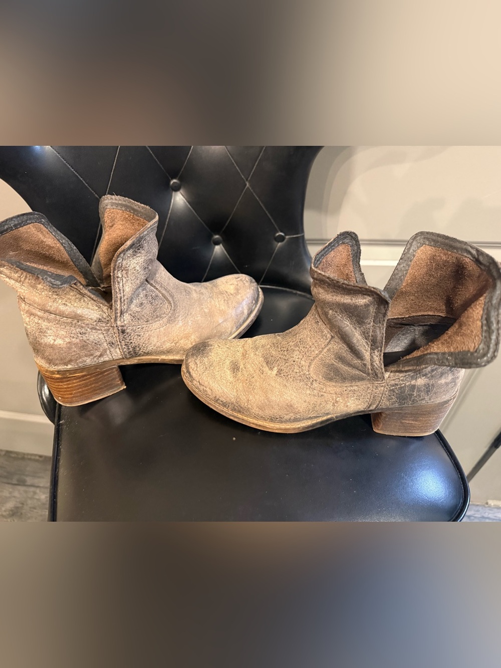 Diba True Women’s Rustic Taupe Ankle Booties - Casual Western Style
